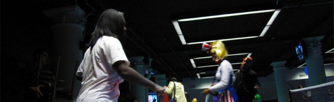 Ping pong at SPin New York in the Flatiron District.